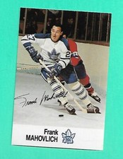 (1) FRANK MAHOVLICH 1988-89 ESSO MAPLE LEAFS   MINI NM+ CARD (W6035)  