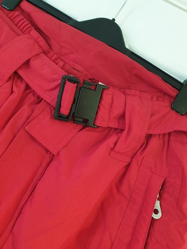 TRESPASS BRIGHT RED WATERPROOF WINDPROOF SKI SNOW TROUSERS PANTS SIZE L - Picture 4 of 10