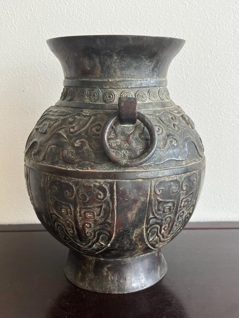 Chinese Ming Dynasty Bronze Vase / H 26.9[cm] Song Qing Pot Urn eBay