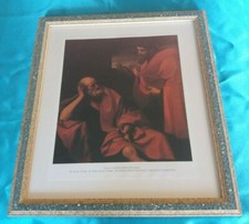 Quadro riproduzione Guido Reni Santi Pietro e San Paolo stampa dipinto 32x28
