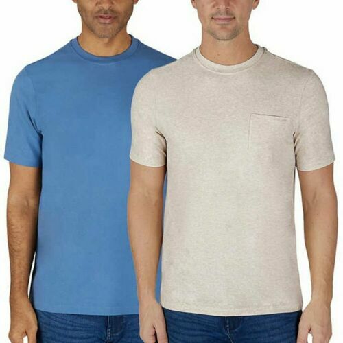 Tahari Men's 1 OR 2 PACK Crew Tee with 