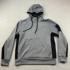 Spyder Active Pro Web Hoodie Mens * Medium M Gray Performance Pullover Pockets