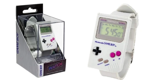 New Nintendo Game Boy Digital Wristwatch Retro Super Mario Sounds NEW NIB