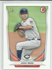 Jake Reed Minnesota Twins 2014 Bowman Draft Card