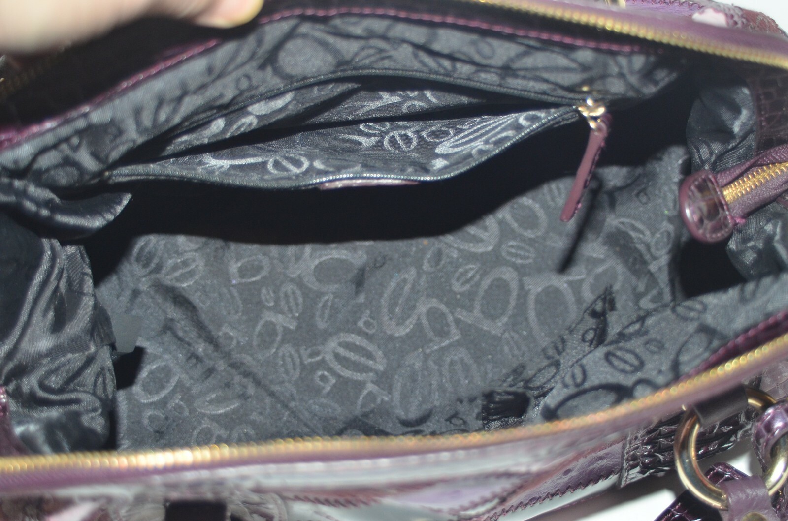 Bebe Handbag Purse Patch Work Design Multi-Color … - image 6