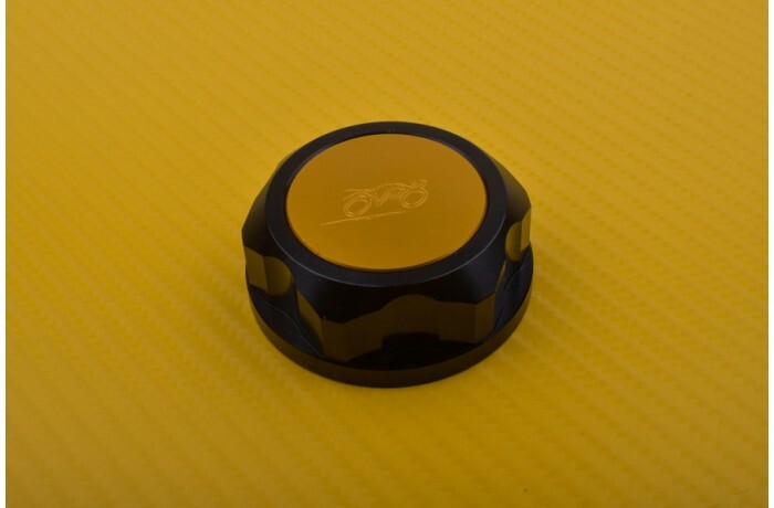 Écrou de colonne de direction en alu CNC anodisé Transalp 700