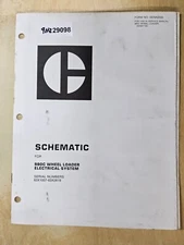 Caterpillar Schematic for 980CWheel Loader Electrical System, SN 63X1007-63X2818