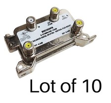 Lot of 10 Amphenol BDS1203VFB 3-Way Balance Digital Splitter5-1218MHz -130dB