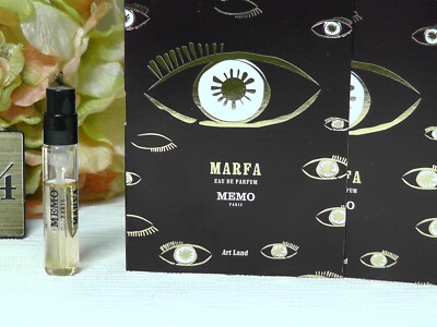 MEMO MARFS  Eau De Parfum EDP Sample Size 2ML/ 0.06OZ *****NEW*****