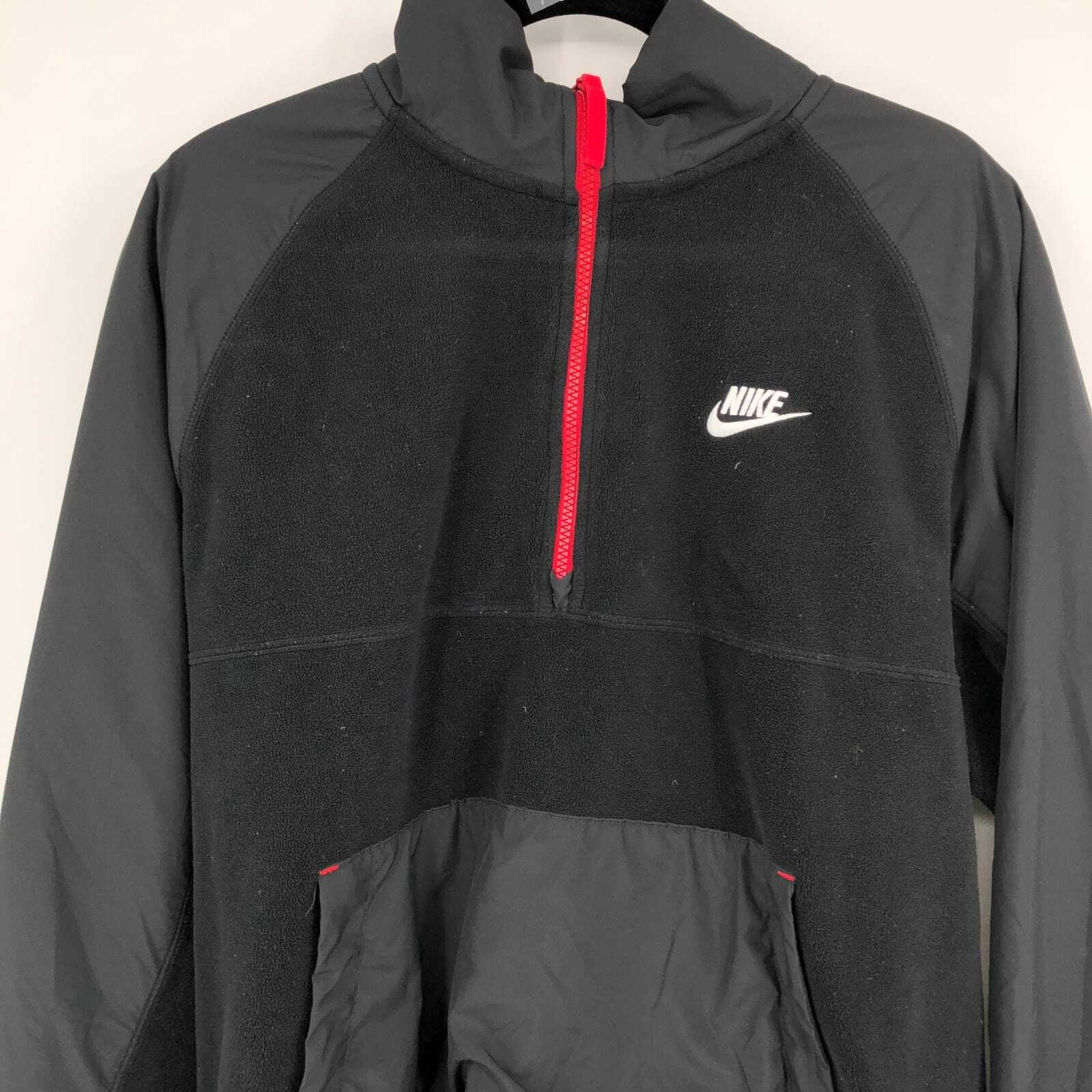 Nike Black Basic Jacket | Pullover 1/2 Zip - image 5