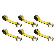 Usa Heavy Duty 6 Pack 2 X 10 Tj Combo Hook Towing Straps For Truck Wrecker