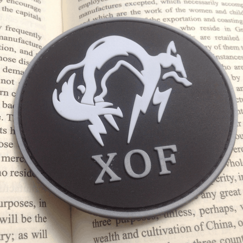 Metal Gear Solid MGS XOF Badge Special Forces Armband 3D PVC Patch - Picture 3 of 6