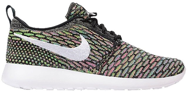 nike roshe run flyknit multicolor