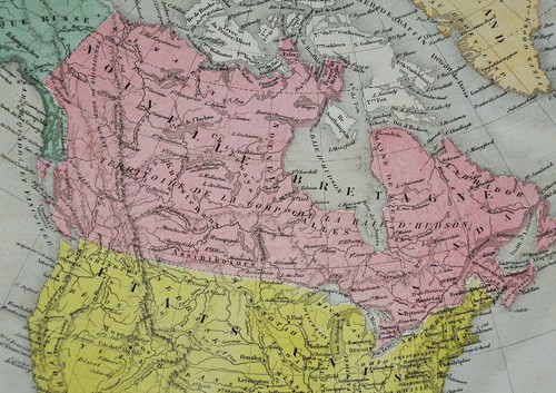 1862 Ansart Map - North America United States Canada Mormons Utah Texas - Picture 4 of 6
