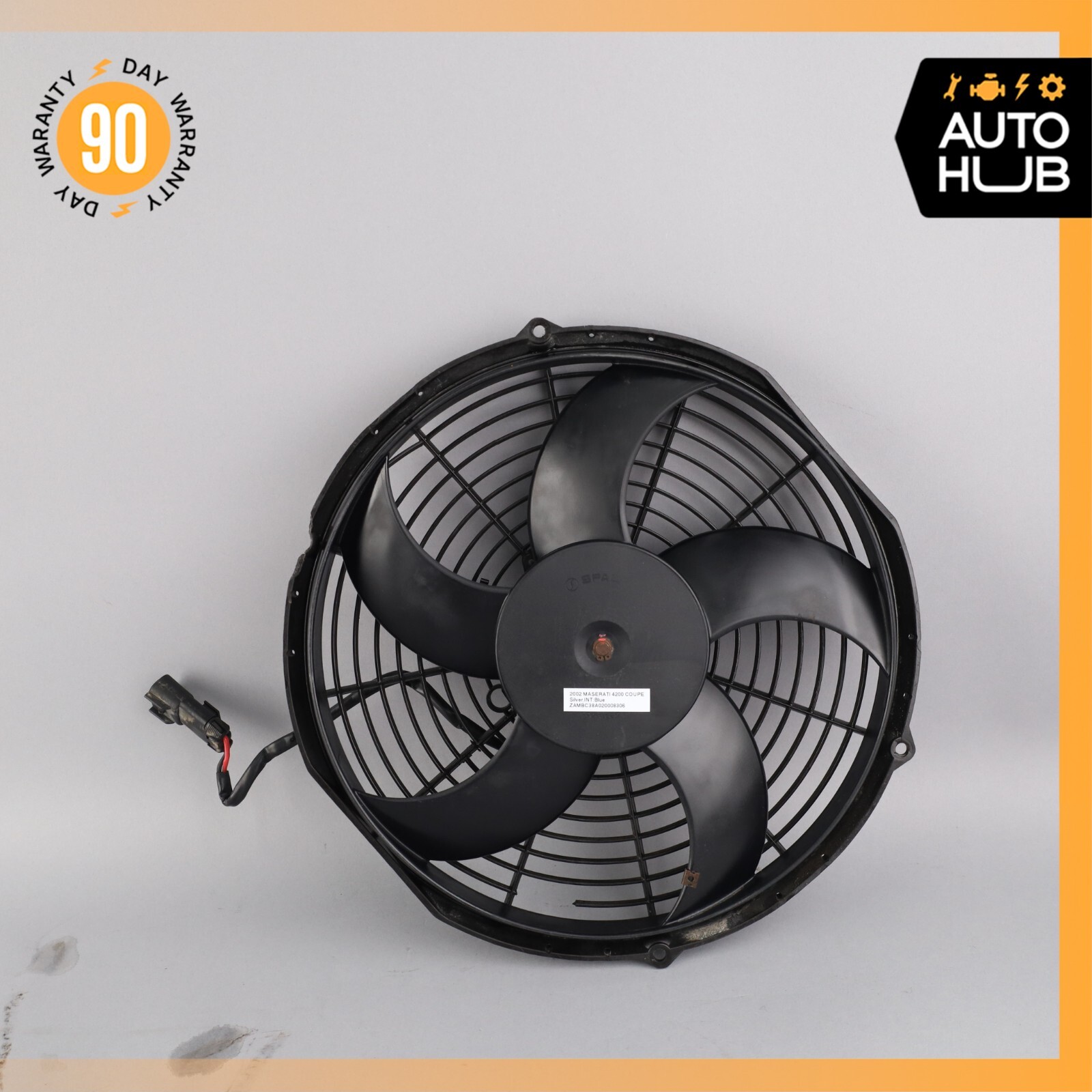 02-07 Maserati M138 4200 Coupe Spyder Radiator Cooling Fan Motor 221254 OEM 20k
