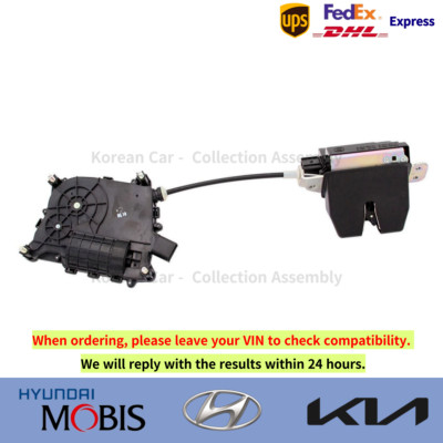Genuine 812302W600 for Santa Fe Sport 2013-2018, Rear Tail Gate Power Latch Assy