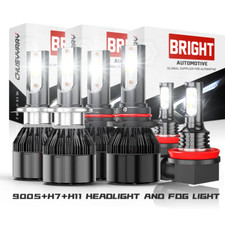 9005h7h11 Combo Led Headlight Hilo Fog Light Bulbs For Mazda 3 2004 2005 2006