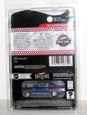 Hot Wheels Collectors RLC Exclusive '66 SUPER NOVA Spectraflame