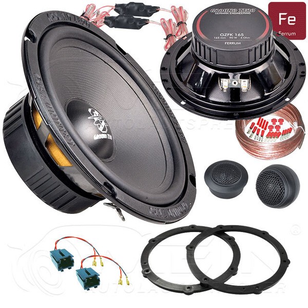 Ground Zero Lautsprecher FüR Peugeot 308 I 2007-2015 Front Vorn TüR 150W #B0YV-image