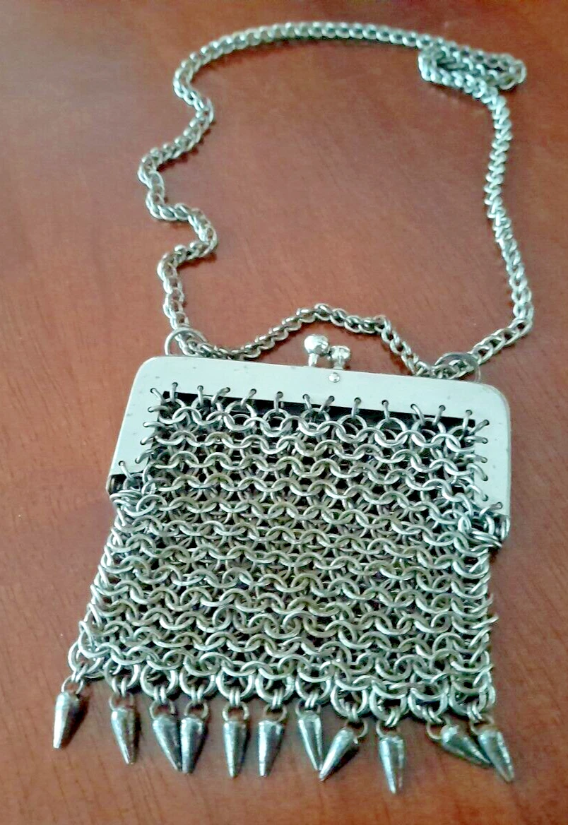 Chain mail deals purse antique