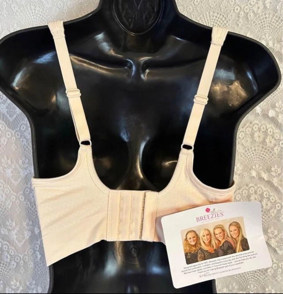 NWT Breezies Ivory, Underwire, Comfort Straps Bra 34C - Image 4 of 4