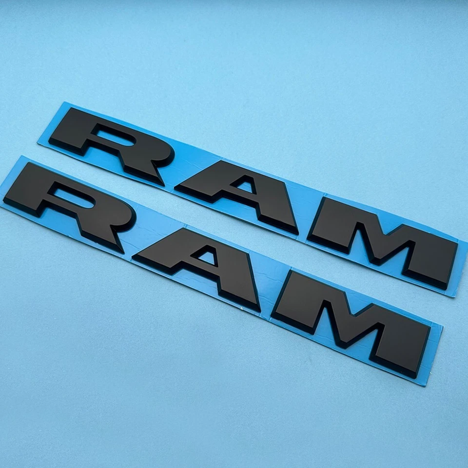 2x Door Side Letters Emblems Badges For 2019-2023 Ram 1500 2500 3500 4500 5500 — 第 4/4 张图片
