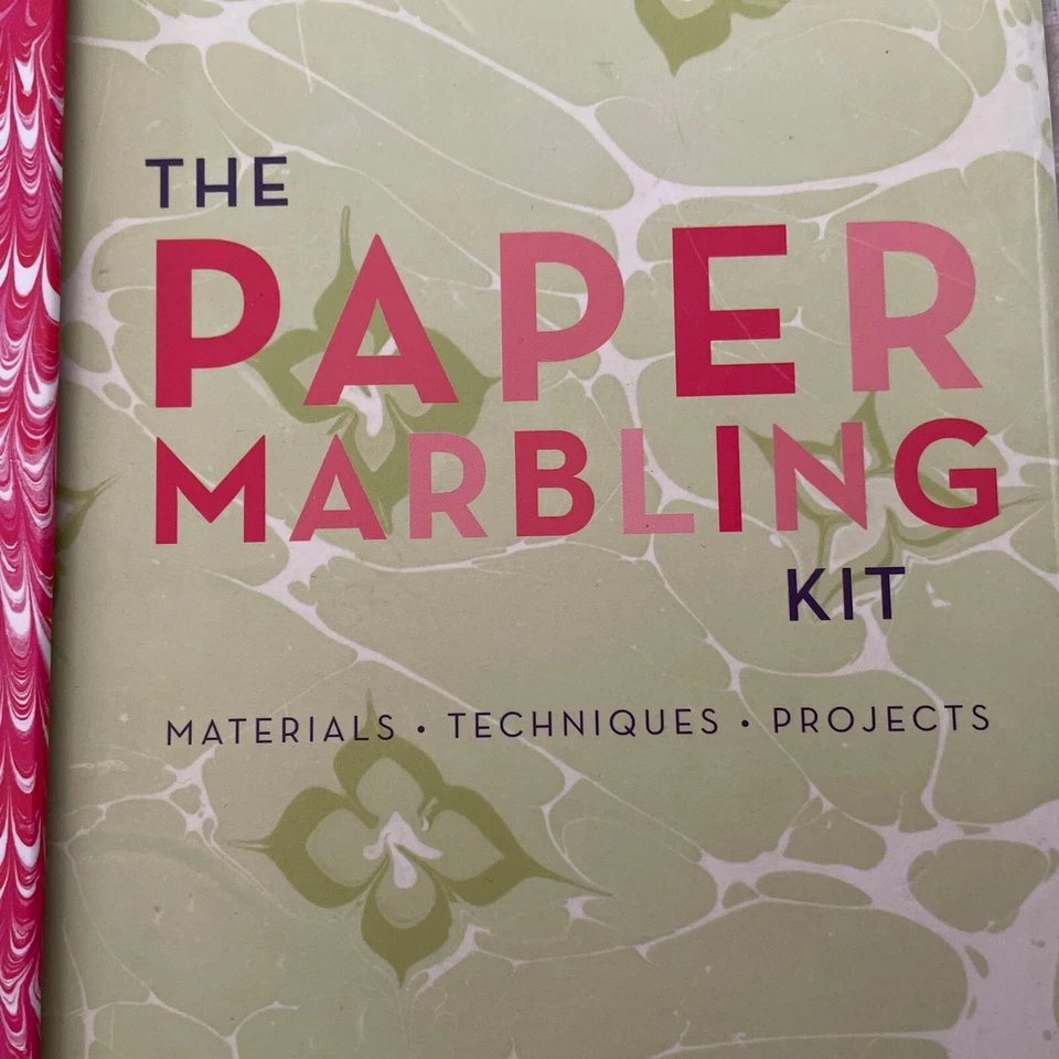 The Paper Marbling Kit Materiales Técnicas Proyectos Suministros Jane Dickinson Foto 2 de 4