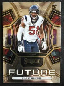 2023 Panini Select - Select Future #FUT-WAN Will Anderson (RC)