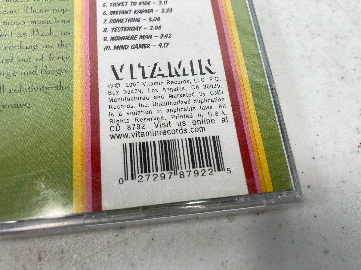 The String Quartet Tribute to the Beatles by Various (CD