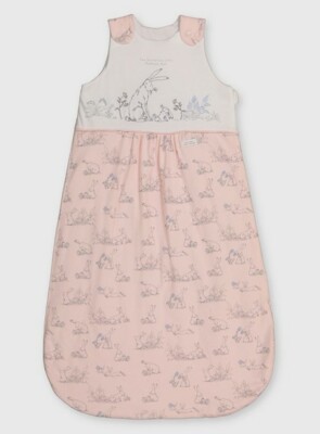 Brandneu mit Etikett Baby Mädchen weich warm rosa Guess How Much 1,5 TOG Schlafsack GrowBag 0-6