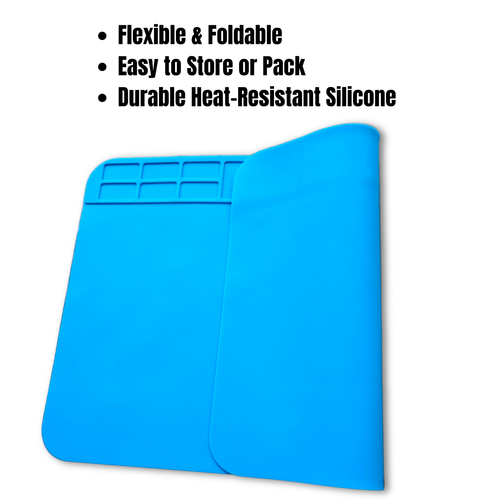 RC Car Repair Work Mat Silicone Heat Insulation Pad for Soldering - Picture 3 of 5