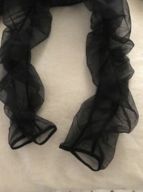 Maison Close Longewear Ruched Sheer Mesh Catsuit Black Size XS US 2 Inseam 28 In