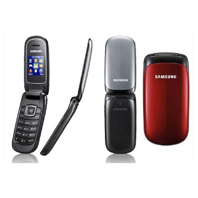 Original Samsung GTE1190 Unlocked GSM Flip Mobile Phone MP3 1.43