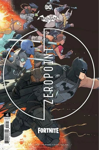 Batman Fortnite Zero Point #4 2nd Print Variant w/ redeemable code NM