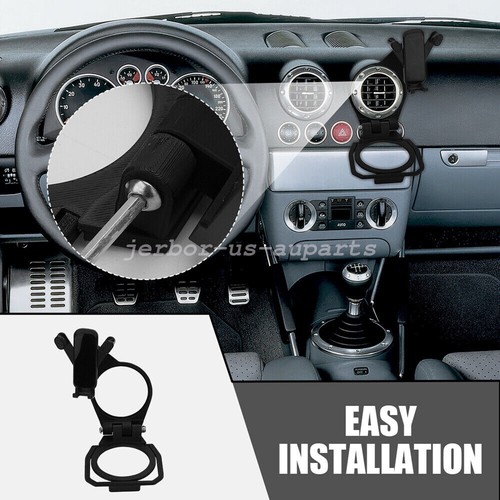Foldable Car Cup Holder AC Vent Mounted Phone Holder For AUDI TT MK1 8N MK2 8J - Zdjęcie 3 z 7