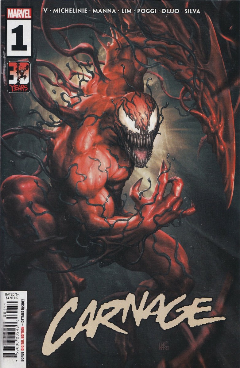 CARNAGE #1 (KENDRICK LIM VARIANT)(2022) COMIC BOOK ~ Marvel