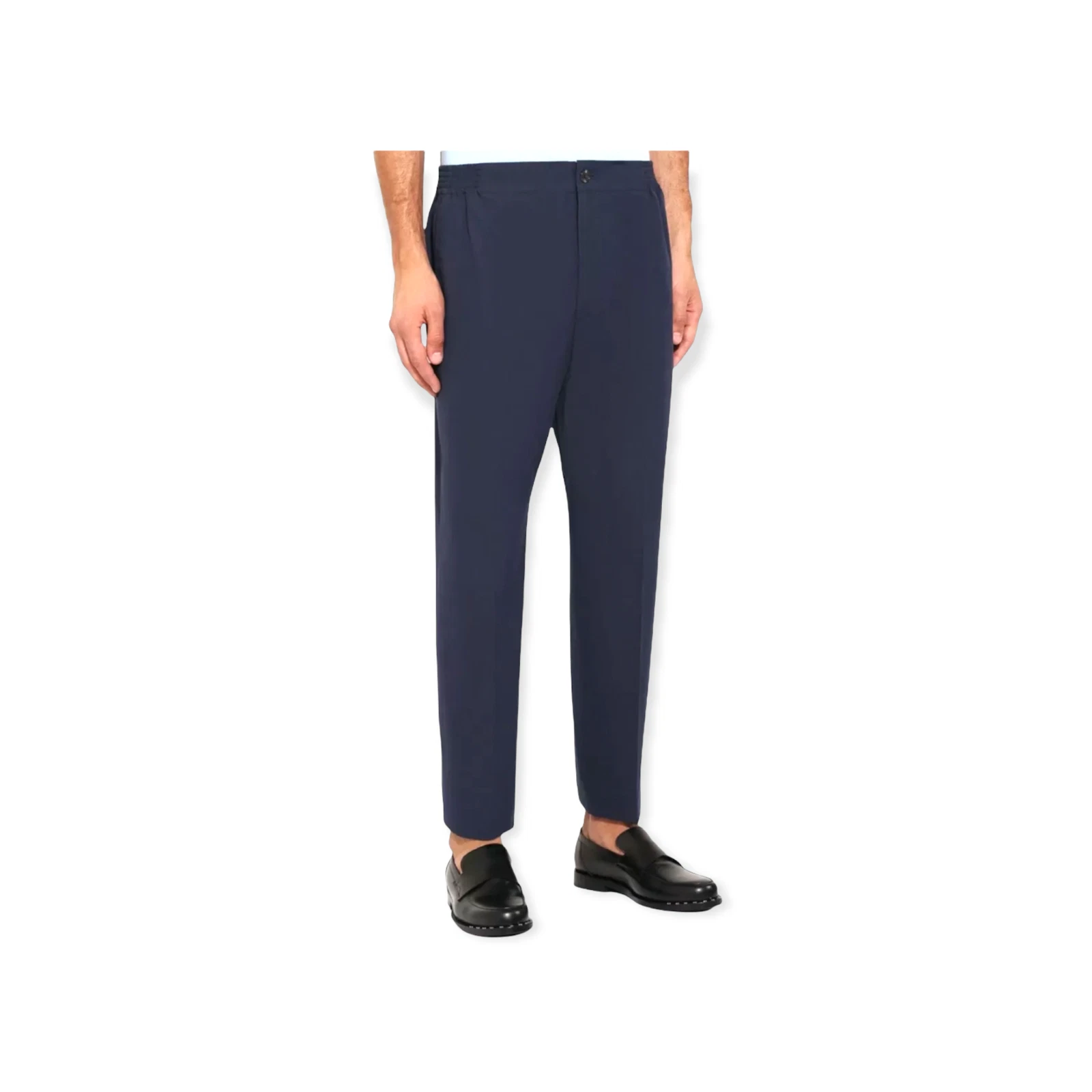 Pantalon popline Gucci avec motif étiquette fleur