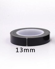 Heat Resistant Tape High Temperature Adhesive Tape Black 10m 13mm 0.13mm