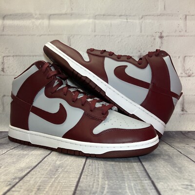 Nike Dunk High Retro Dark Beetroot Marion Gray Shoes DD1399-600 Men s Size 13
