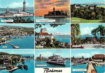 D057460 Bodensee. Insel Mainau. Friedrichshafen. Aubert Ulrich. No. 753. Multi V