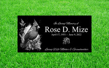 Personalized Pet Stone Memorial Grave Marker Granite Plaque Human headstone dog