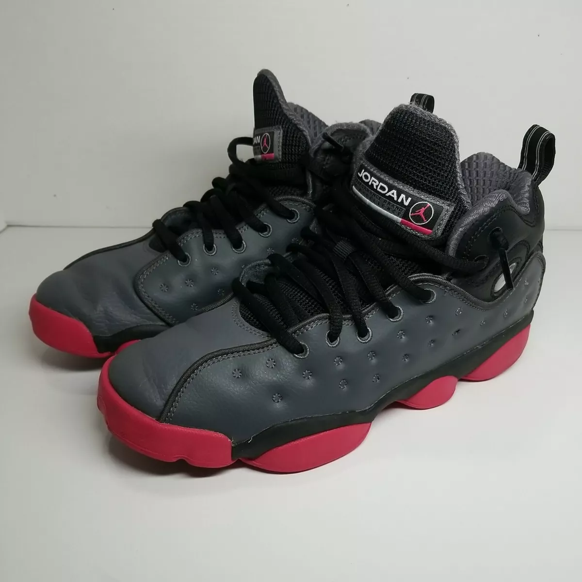 Nike Girls Big Kids Jordan Jumpman Team II Basketball Shoes Size 7Y 820276 009