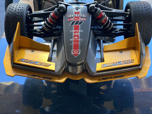 Carbon Fiber Side Skirts For ARRMA Limitless 6S BLX - 56mm Wide, 2-Piece Set, 1:7 Scale