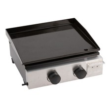 Portable Camping Gas Grill Tabletop Gas Griddle BBQ Grill Camping Grill 2 Burner