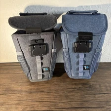 TWO FlexSafe Anti-Theft Mesh Pockets Aqua Vault With Lock Zipper Travel Bags