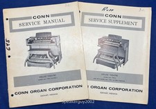 Original Conn Organ Service Manual / Deluxe Theatre 645 Type 1  2 -- CS2