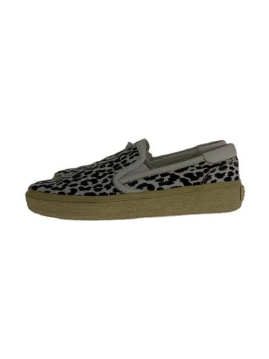 SAINT LAURENT Sneakers basse con stampa leopardata taglia 36 bianco 345067