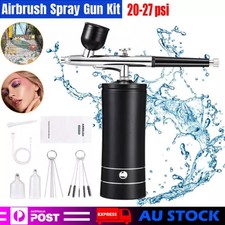 Portable Airbrush Kit Cordless Air Brush Compressor Spray Gun Set Nail Paint Tat