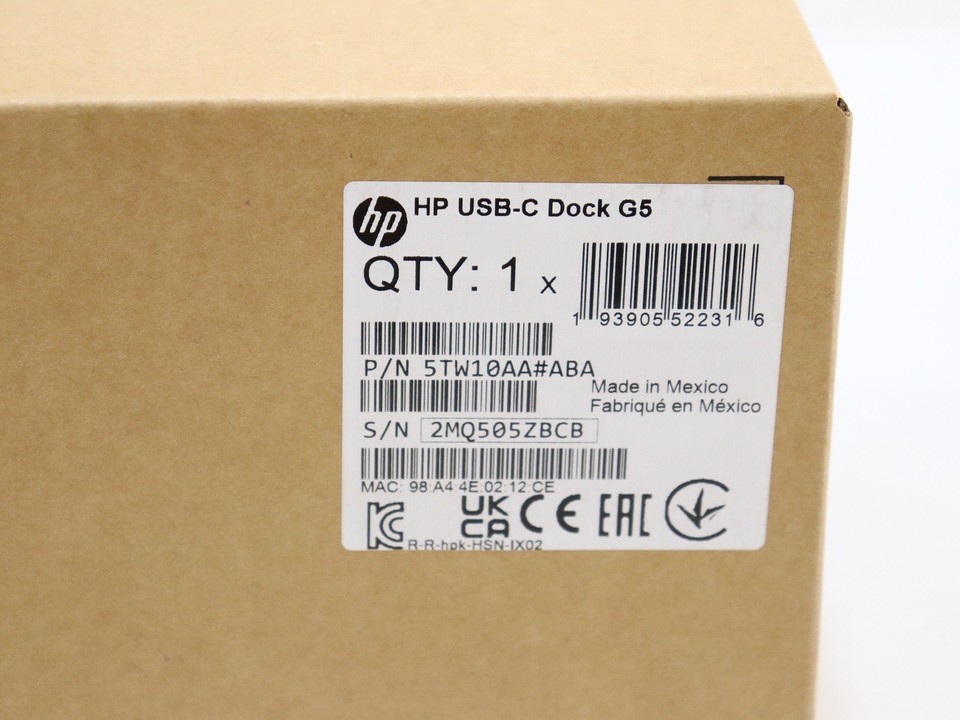 HP USB-C Dock G5 Universal Docking Station 5TW10AA#ABA - New Sealed | eBay