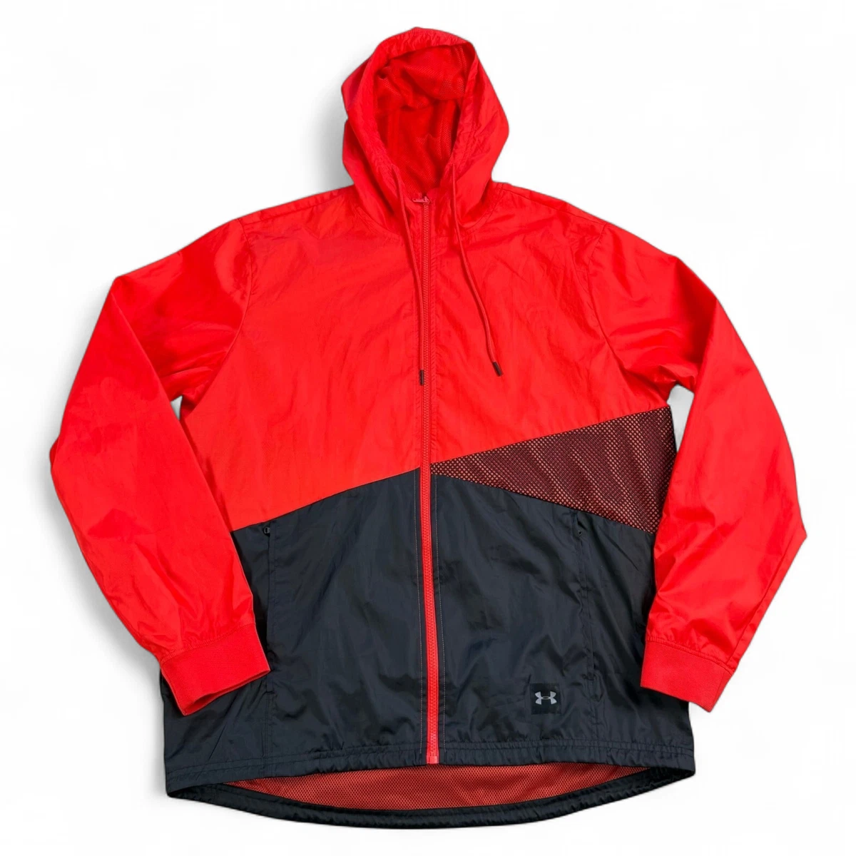 25+ Under armour Red Windbreaker Coats, Jackets & Vests for Men
